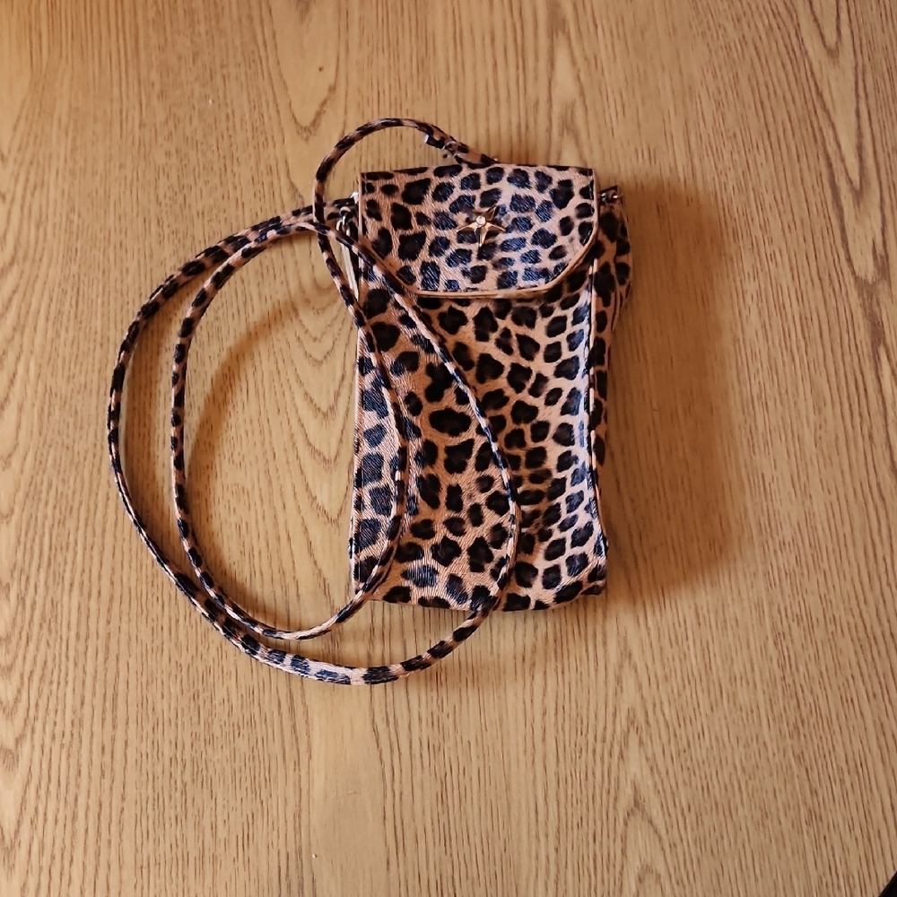 Leopard Print Crossbody Bag